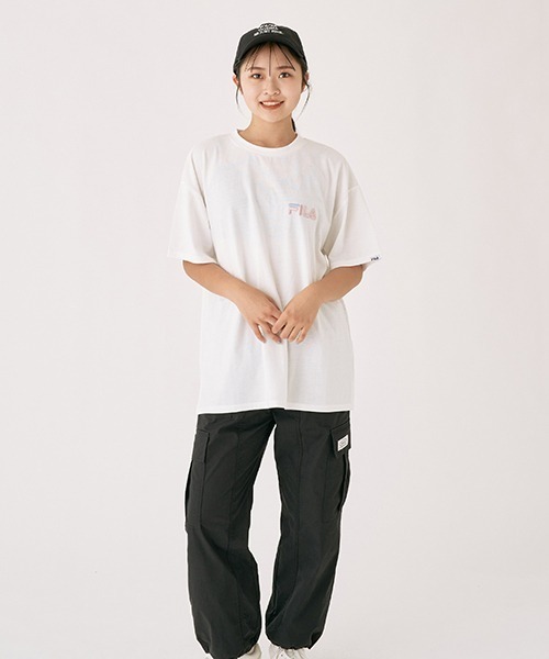 LOVETOXIC（ラブトキシック）の「ドローコードカーゴパンツ（その他パンツ・キッズ・ブラック/オフホワイト/ピンク/カーキ・S/L/M）」の13枚目の写真