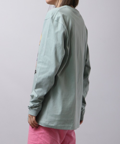 MISHKA(ミシカ)の「MISHKA ミシカ ロングスリーブTシャツ(Tシャツ/カットソー・メンズ・ライム/ブラウン系その他/ライトパープル/キャメル/グリーン/グリーン系その他・L/M/XL)」の19枚目の写真