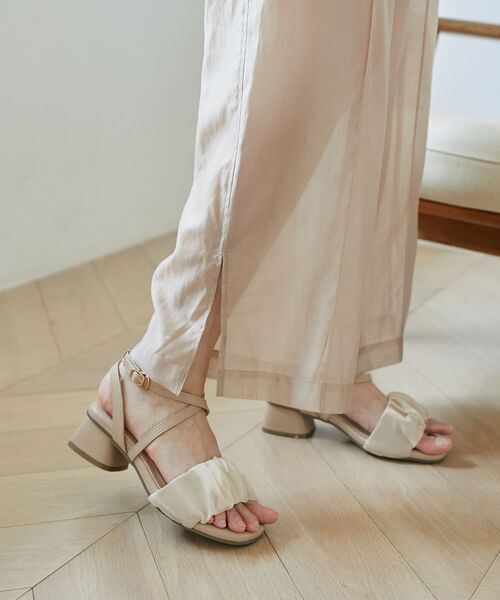 MAJESTIC LEGON(マジェスティックレゴン)の「エアリーシアーパンツ(その他パンツ・レディース・ライトグリーン/アイボリー/ピンク・MEDIUM/SMALL)」の12枚目の写真