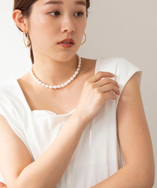 NOLLEY’S（ノーリーズ）の「淡水バロックパールネックレス（ネックレス・レディース・オフホワイト・FREE）」の3枚目の写真