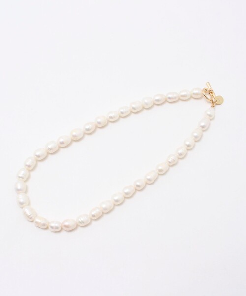 NOLLEY’S（ノーリーズ）の「淡水バロックパールネックレス（ネックレス・レディース・オフホワイト・FREE）」の4枚目の写真