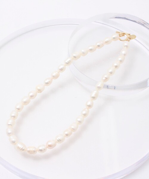 NOLLEY’S（ノーリーズ）の「淡水バロックパールネックレス（ネックレス・レディース・オフホワイト・FREE）」の6枚目の写真