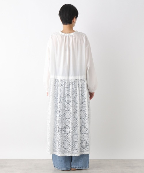 LEPSIM（レプシィム）の「レース切り替えレイヤードワンピース 180734