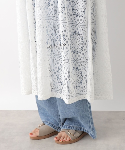 LEPSIM レース切り替えレイヤードワンピース☆*。 LEPSIM（レプシィム）の「レース切り替えレイヤードワンピース 180734