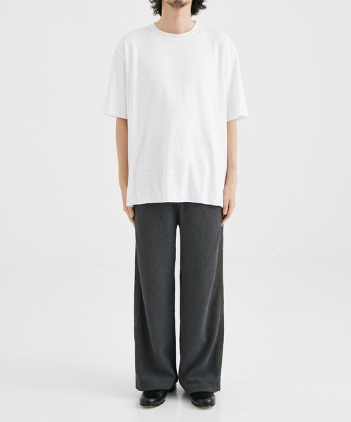 RIVORA(リヴォラ)の「【RIVORA/リヴォラ】Vintage Linen Layered T-Shirts/ヴィンティージリネンレイヤードTシャツ(Tシャツ/カットソー・メンズ・ホワイト/ブラック・L/XL/M)」の14枚目の写真