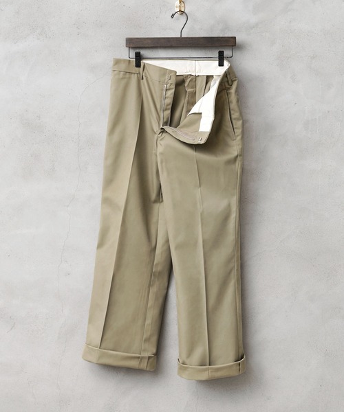 MILITARY(ミリタリー)の「実物 新品 デッドストック イタリア軍 E.I. チノトラウザーズ ジッパーフライ(チノパンツ・メンズ・ベージュ・50/52)」の4枚目の写真