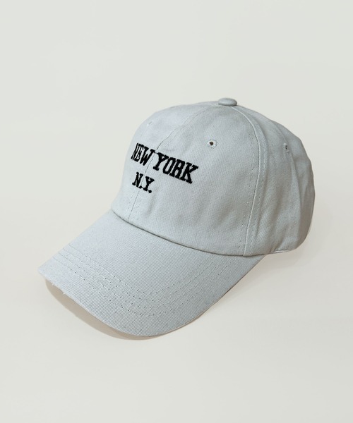 CEMONEMO(セモネモ)の「NEW YORK ベースボールキャップ(キャップ・レディース・ブラック/ネイビー/ベージュ/ホワイト・FREE)」の13枚目の写真