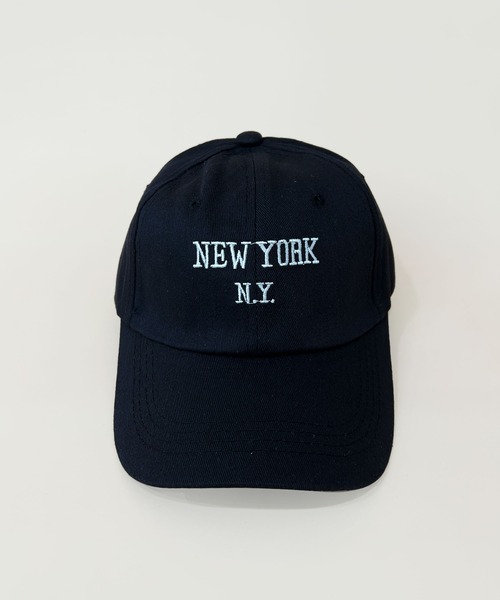 CEMONEMO(セモネモ)の「NEW YORK ベースボールキャップ(キャップ・レディース・ブラック/ネイビー/ベージュ/ホワイト・FREE)」の15枚目の写真