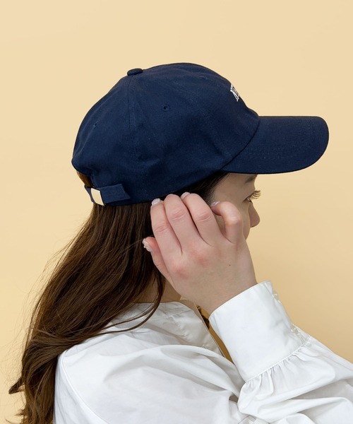 CEMONEMO(セモネモ)の「NEW YORK ベースボールキャップ(キャップ・レディース・ブラック/ネイビー/ベージュ/ホワイト・FREE)」の12枚目の写真