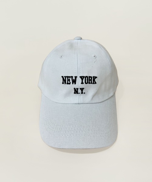 CEMONEMO(セモネモ)の「NEW YORK ベースボールキャップ(キャップ・レディース・ブラック/ネイビー/ベージュ/ホワイト・FREE)」の16枚目の写真