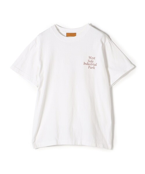 Odub(オーダブ)の「Odub:ビンテージ加工 ロゴ TEE(Tシャツ/カットソー・レディース・ホワイト/ネイビー/ダークグレー/ベージュ系その他/オフホワイト/ブラウン・ONE SIZE)」の7枚目の写真