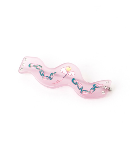 Casselini（キャセリーニ）の「【CHAI/YUUKI スペシャルシリーズ】Casselini(キャセリーニ)アクリルへアピン（バレッタ/ヘアクリップ・レディース・アイボリー/ラベンダー・FREE）」の5枚目の写真