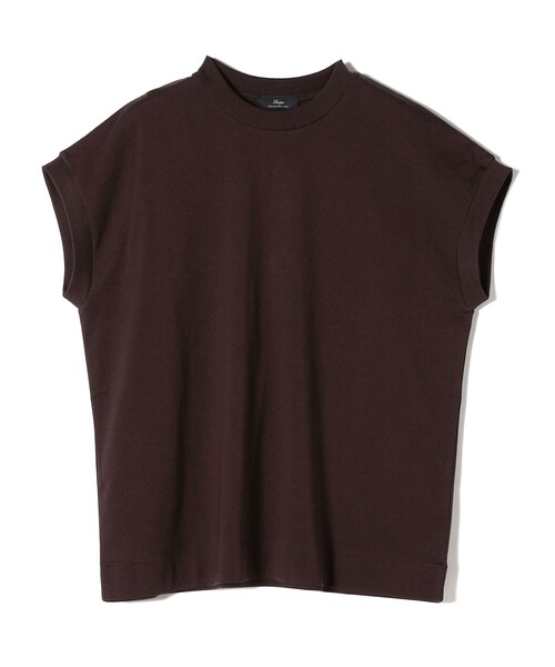 SHIPS(シップス)の「SHIPS Primary Navy Label: ニュー スヴィン コットン フレンチ スリーブ(Tシャツ/カットソー・レディース・ブラック/グリーン/ブラウン/オフホワイト/ダークグレー/オレンジ/イエロー・38/36)」の19枚目の写真