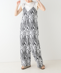 FRAMeWORK | 【LACHEMENT/ラシュモン】ゼブラウェーブオールインワン(つなぎ/オールインワン)