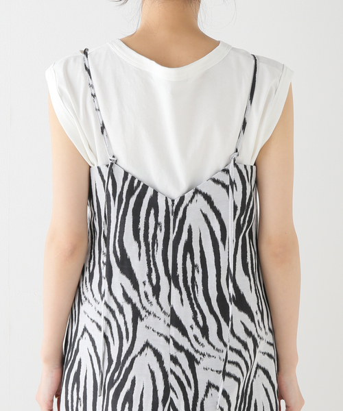 FRAMeWORK（フレームワーク）の「【LACHEMENT/ラシュモン】ゼブラウェーブオールインワン（つなぎ/オールインワン・レディース・ブラック・FREE）」の11枚目の写真