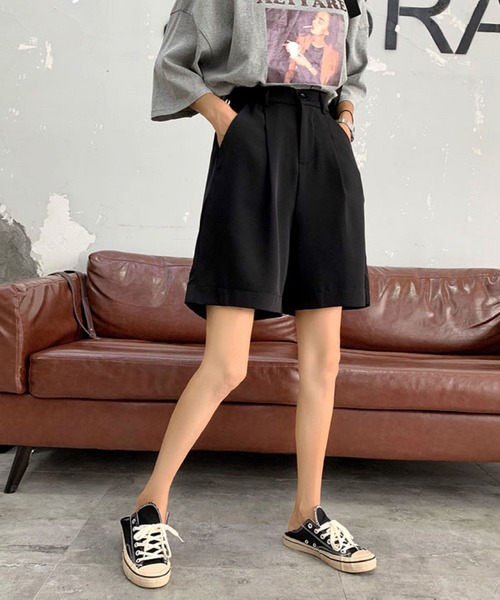 センタータックショートパンツ（その他パンツ）｜Silly（シリー）の