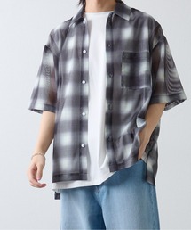 COLONY 2139 | メッシュオンブレチェック半袖シャツ(シャツ/ブラウス)