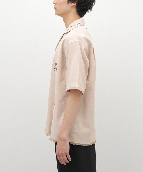 EDIFICE(エディフィス)の「【Tribu-To for LA BOUCLE】別注 プリミティブマン&ディアー シャツ(シャツ/ブラウス・メンズ・ベージュ系その他/ベージュ・LARGE/MEDIUM)」の11枚目の写真