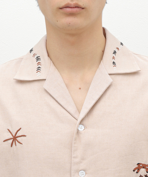 EDIFICE(エディフィス)の「【Tribu-To for LA BOUCLE】別注 プリミティブマン&ディアー シャツ(シャツ/ブラウス・メンズ・ベージュ系その他/ベージュ・LARGE/MEDIUM)」の13枚目の写真