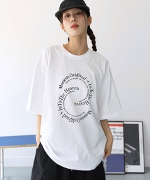 FOLLOWIN | [2023SS] [UNISEX] レタリングプリントオーバーサイズ半袖Tシャツ(Tシャツ/カットソー)