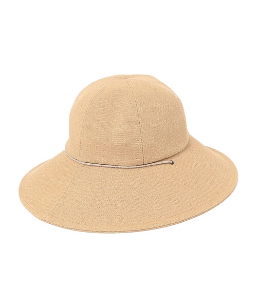 mature ha.（マチュア）の「mature ha.: ローシルク ガーデンハット（ハット・レディース・ベージュ系その他・ONE SIZE）」の2枚目の写真