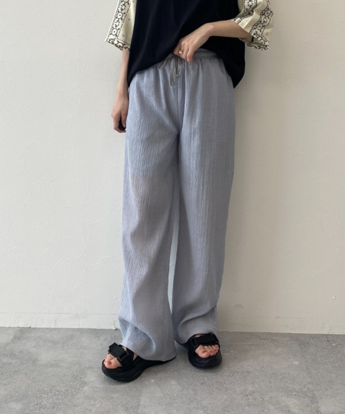 FOREVER 21(フォーエバー トゥエンティーワン)の「ドロストイージーパンツ(その他パンツ・レディース・ブラック/ブルー/オフホワイト/グリーン/レッド/イエロー・SMALL/MEDIUM/LARGE)」の5枚目の写真