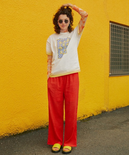 FOREVER 21(フォーエバー トゥエンティーワン)の「ドロストイージーパンツ(その他パンツ・レディース・ブラック/ブルー/オフホワイト/グリーン/レッド/イエロー・SMALL/MEDIUM/LARGE)」の12枚目の写真