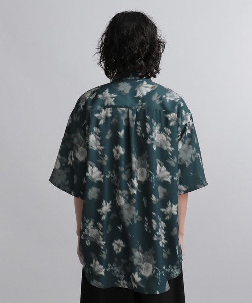 HARE(ハレ)の「デジタルフラワープリントシャツ(HARE)(シャツ/ブラウス・メンズ・ブラック/ホワイト/ブルー・FREE)」の15枚目の写真