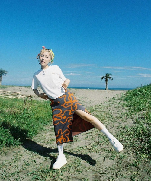 ZOZO（ゾゾ）の「Joy Skirt（スカート・レディース・パープル/ブラウン・FREE）」の6枚目の写真