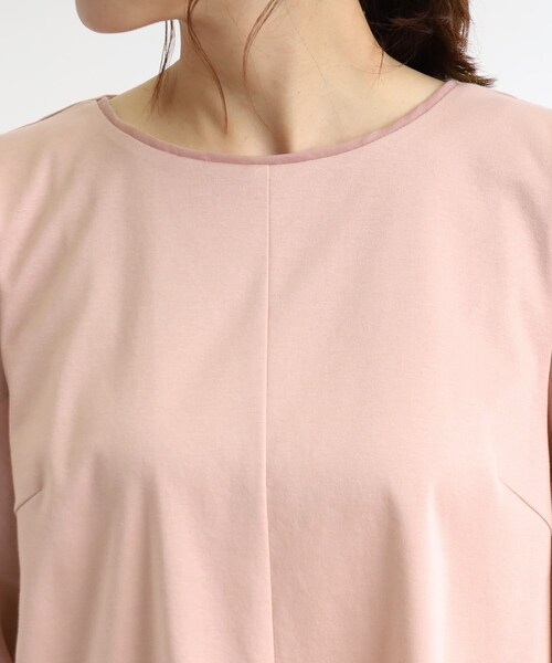 【接触冷感/洗える】ボリュームスリーブTブラウス