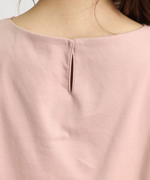 【接触冷感/洗える】ボリュームスリーブTブラウス