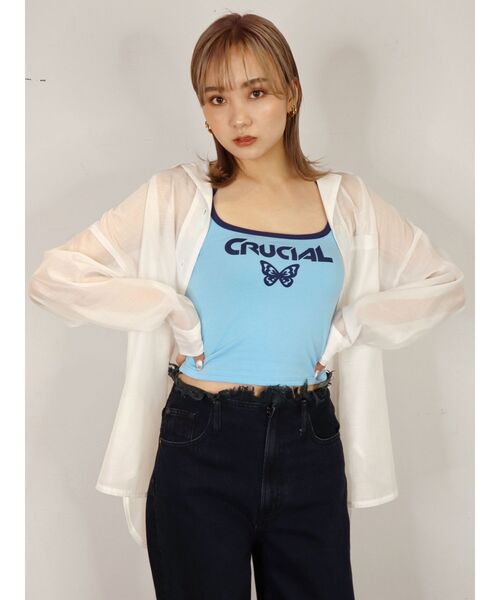 EMODA(エモダ)の「エアリールーズシャツ(シャツ/ブラウス・レディース・アイボリー・FREE)」の12枚目の写真