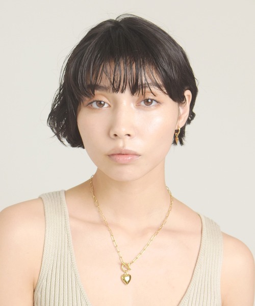 LHME（エルエイチエムイー）の「【WEB限定】”New me”ドロップフープピアス/ハート/サージカルステンレス（金属アレルギー対応）【LHME / エルエイチエムイー】（ピアス（両耳用）・レディース・ゴールド/シルバー・ONE SIZE）」の22枚目の写真