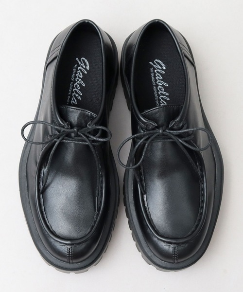 glabella（グラベラ）の「超厚底 タンクソール チロリアンシューズ（ドレスシューズ・メンズ・ブラック・S/L/M）」の5枚目の写真