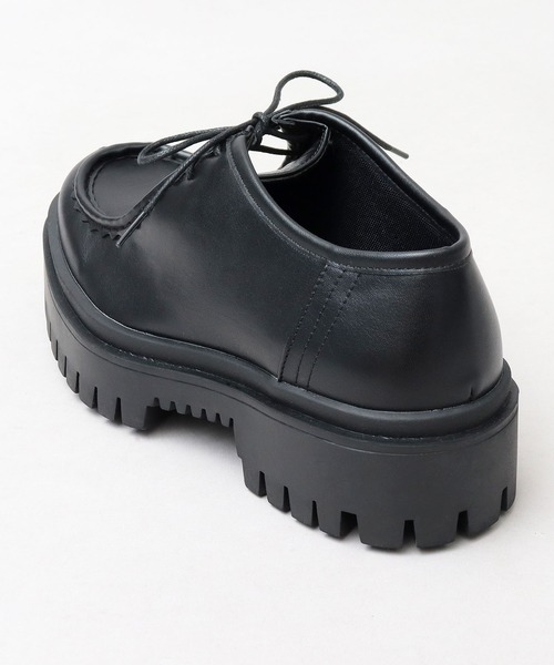 glabella（グラベラ）の「超厚底 タンクソール チロリアンシューズ（ドレスシューズ・メンズ・ブラック・S/L/M）」の6枚目の写真