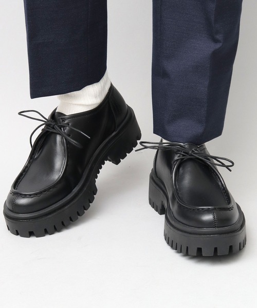 glabella（グラベラ）の「超厚底 タンクソール チロリアンシューズ（ドレスシューズ・メンズ・ブラック・S/L/M）」の8枚目の写真