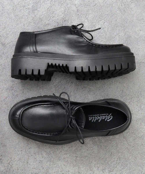 glabella（グラベラ）の「超厚底 タンクソール チロリアンシューズ（ドレスシューズ・メンズ・ブラック・S/L/M）」の9枚目の写真