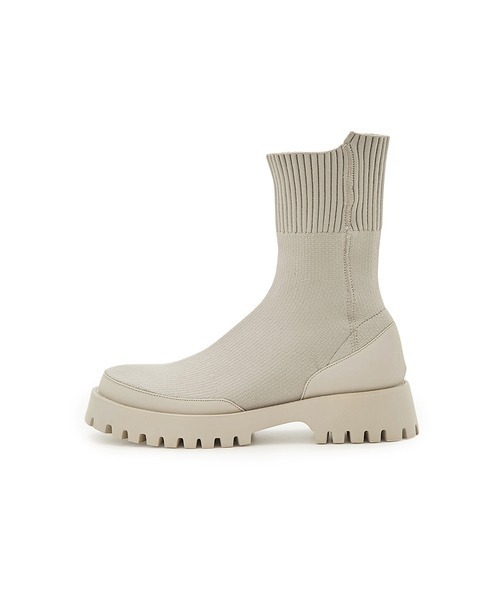 emmi（エミ）の「【emmi atelier】ecoニットブーツ（ブーツ）」 - WEAR