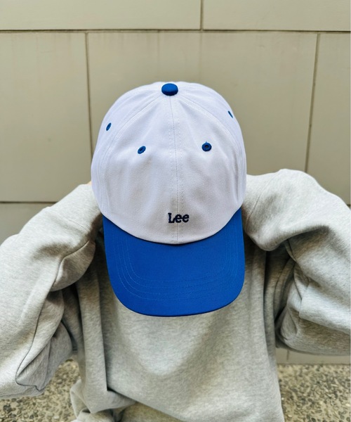Lee（リー）の「LEE / LOGO CAP 2 / LA0388（キャップ・レディース・ネイビー/ベージュ/ブラック/ホワイト/ブルー/ライトグレー/ピンク系その他・MEDIUM）」の6枚目の写真