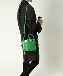 メッシュ編みミニ2WAYショルダー