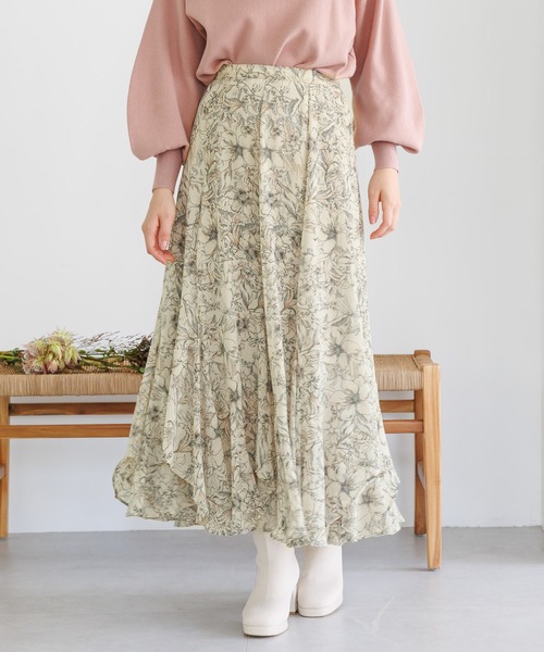 mysty woman（ミスティウーマン）の「エスカルゴマーメイドスカート 975245（スカート・レディース・ブラック系その他2/ベージュ系その他/ホワイト系その他/ブラック系その他/ブラック/グレー/ベージュ/ホワイト/ブラック系その他3/ベージュ系その他3/ホワイト系その他2/グレー系その他/ホワイト系2/ブラック系3/ネイビー/グレー系その他4・FREE）」の14枚目の写真