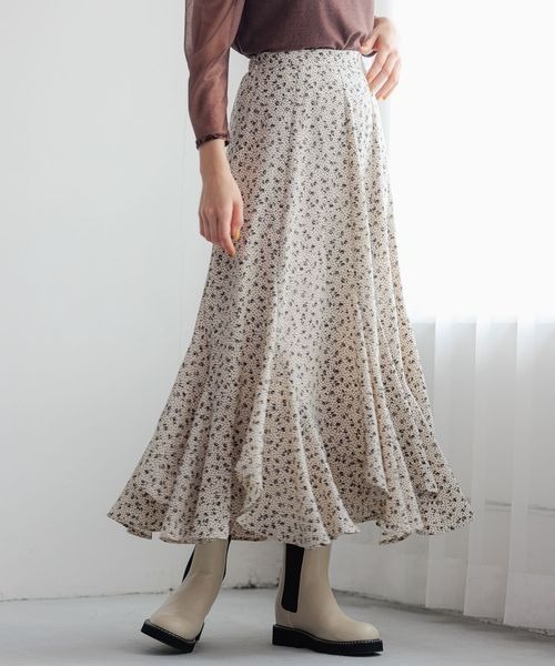 mysty woman（ミスティウーマン）の「エスカルゴマーメイドスカート 975245（スカート・レディース・ブラック系その他2/ベージュ系その他/ホワイト系その他/ブラック系その他/ブラック/グレー/ベージュ/ホワイト/ブラック系その他3/ベージュ系その他3/ホワイト系その他2/グレー系その他/ホワイト系2/ブラック系3/ネイビー/グレー系その他4・FREE）」の3枚目の写真