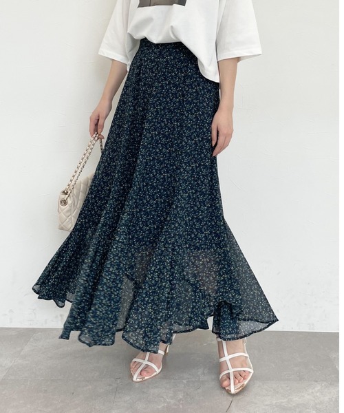 mysty woman（ミスティウーマン）の「エスカルゴマーメイドスカート 975245（スカート・レディース・ブラック系その他2/ベージュ系その他/ホワイト系その他/ブラック系その他/ブラック/グレー/ベージュ/ホワイト/ブラック系その他3/ベージュ系その他3/ホワイト系その他2/グレー系その他/ホワイト系2/ブラック系3/ネイビー/グレー系その他4・FREE）」の16枚目の写真