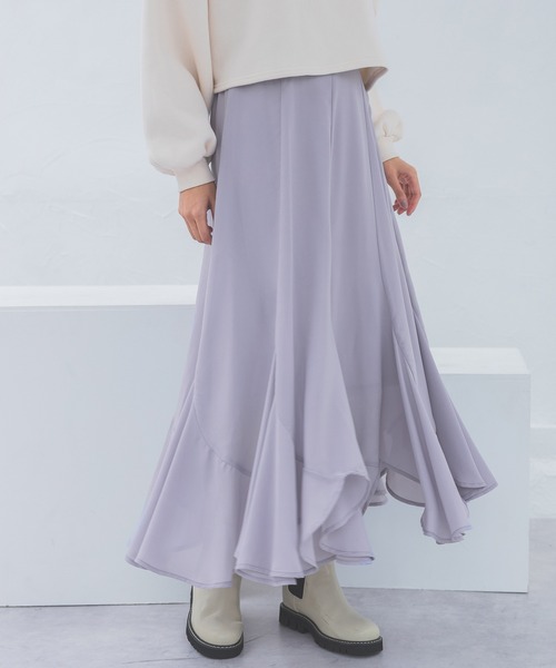 mysty woman（ミスティウーマン）の「エスカルゴマーメイドスカート 975245（スカート・レディース・ブラック系その他2/ベージュ系その他/ホワイト系その他/ブラック系その他/ブラック/グレー/ベージュ/ホワイト/ブラック系その他3/ベージュ系その他3/ホワイト系その他2/グレー系その他/ホワイト系2/ブラック系3/ネイビー/グレー系その他4・FREE）」の11枚目の写真