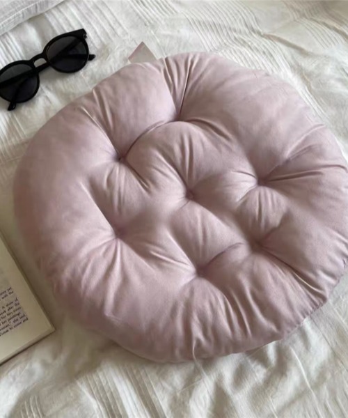 Made in I（メイドインアイ）の「ふんわりドーナツクッション（クッション/クッションカバー・レディース・グリーン/ブラウン/ピンク/イエロー/ベージュ/ブルー/グレー・FREE）」の9枚目の写真
