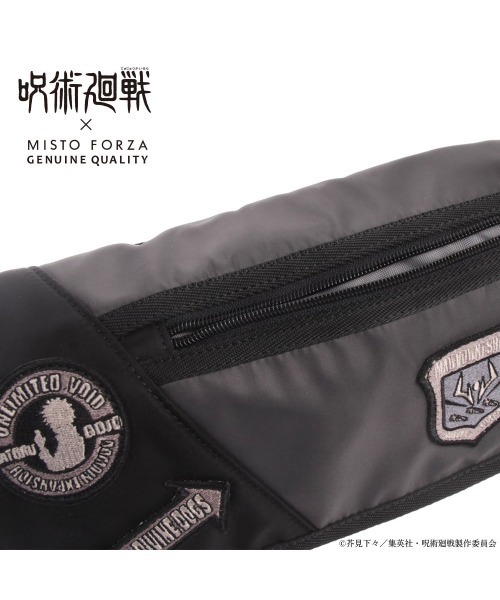 Misto Forza（ミストフォルツァ）の「呪術廻戦　ミニショルダーバッグ（ショルダーバッグ・メンズ・ブラック×ブラック/ブラック・ﾌﾘ-）」の7枚目の写真
