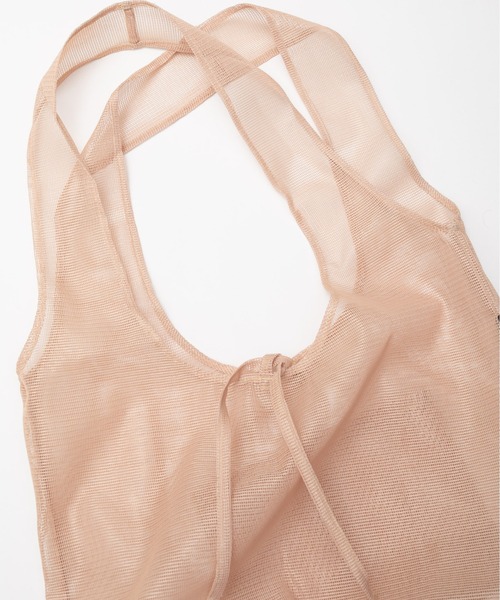 oblekt（オブレクト）の「JUNES  THE EVERYDAY in Bio-knit（トートバッグ・レディース・ネイビー/ゴールド・FREE）」の13枚目の写真