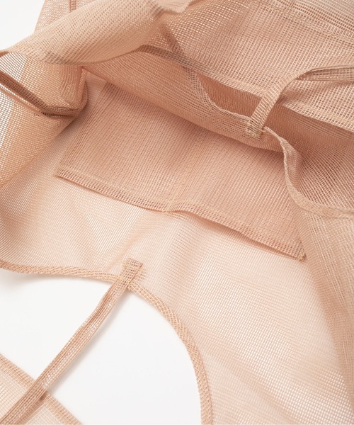 oblekt（オブレクト）の「JUNES  THE EVERYDAY in Bio-knit（トートバッグ・レディース・ネイビー/ゴールド・FREE）」の17枚目の写真