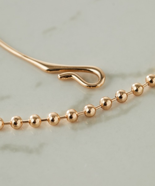 PAPILLONNER（パピヨネ）の「メタルボールチョーカー/WEB限定（チョーカー・レディース・ゴールド・FREE）」の2枚目の写真