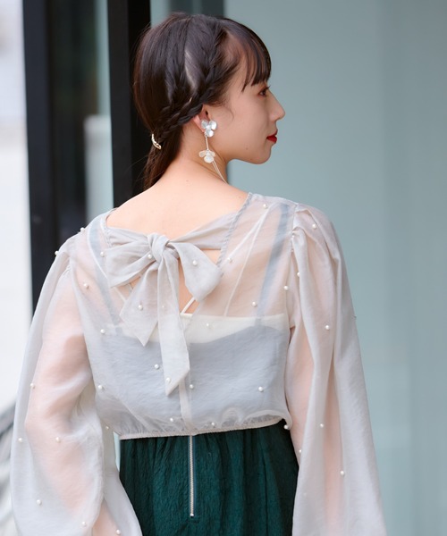 VIS（ビス）の「ダブルフラワーロングイヤリング（イヤリング・レディース・ゴールド/シルバー・FREE）」の14枚目の写真